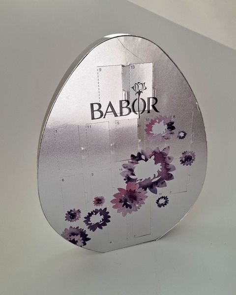 Krabička Babor ve tvaru vajíčka